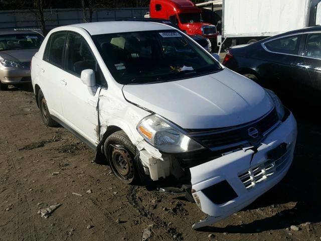 3N1BC11E18L367037 - 2008 NISSAN VERSA S WHITE photo 1