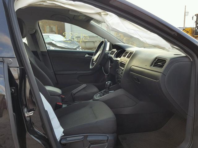 3VW2K7AJ0FM418497 - 2015 VOLKSWAGEN JETTA BASE BLACK photo 5