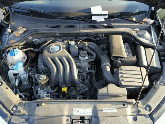 3VW2K7AJ0FM418497 - 2015 VOLKSWAGEN JETTA BASE BLACK photo 7