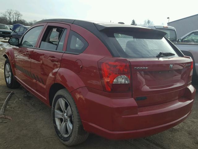 1C3CDWDA9CD527513 - 2012 DODGE CALIBER SX RED photo 3