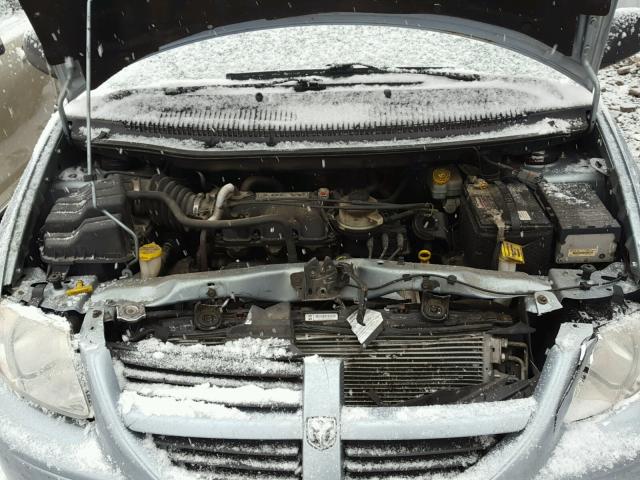 2D4GP44L95R395012 - 2005 DODGE GRAND CARA BLUE photo 7