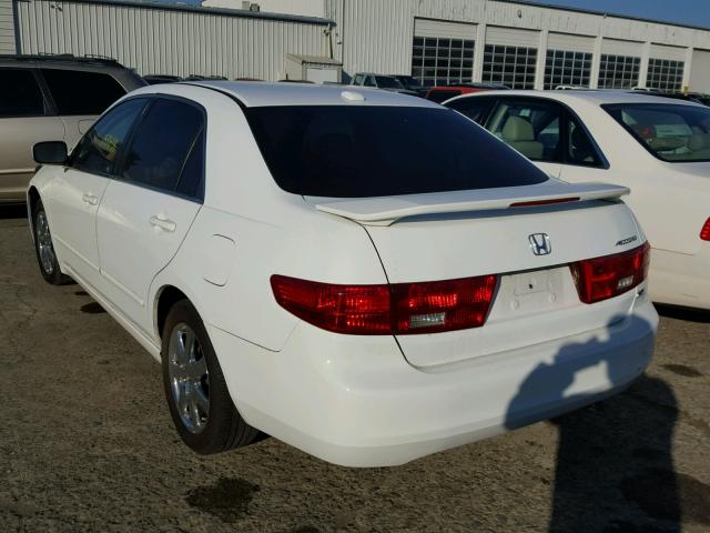 1HGCM66845A062425 - 2005 HONDA ACCORD EX 白色 照片 3