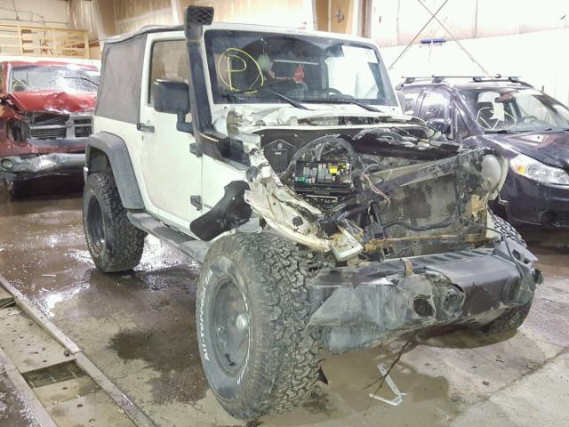 1J4FA24117L119197 - 2007 JEEP WRANGLER X WHITE photo 1