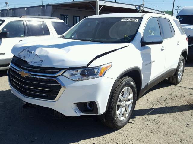 1GNERGKW2JJ205280 - 2018 CHEVROLET TRAVERSE L WHITE photo 2