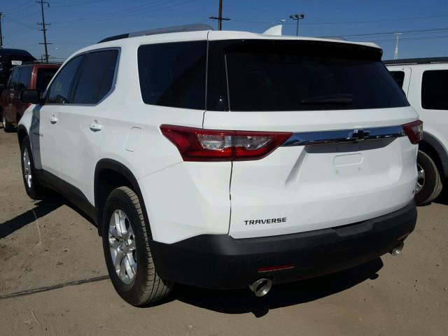 1GNERGKW2JJ205280 - 2018 CHEVROLET TRAVERSE L WHITE photo 3