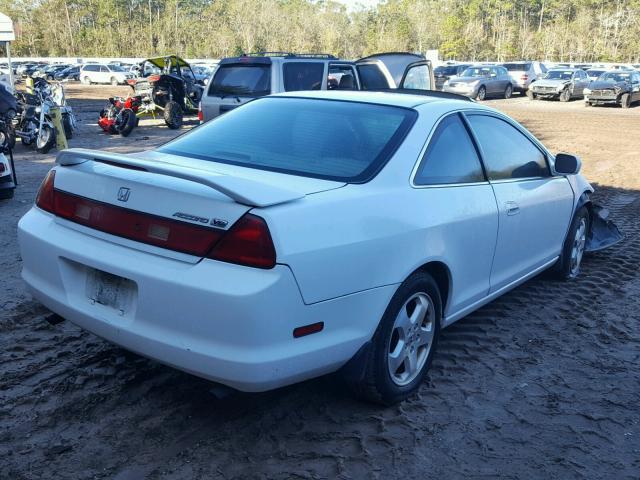 1HGCG2251YA040916 - 2000 HONDA ACCORD EX WHITE photo 4