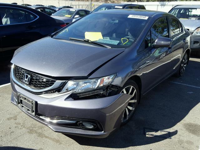 2HGFB2F94FH534355 - 2015 HONDA CIVIC EXL 石墨色 照片 2