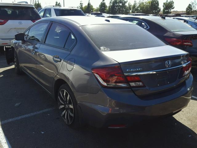 2HGFB2F94FH534355 - 2015 HONDA CIVIC EXL 石墨色 照片 3