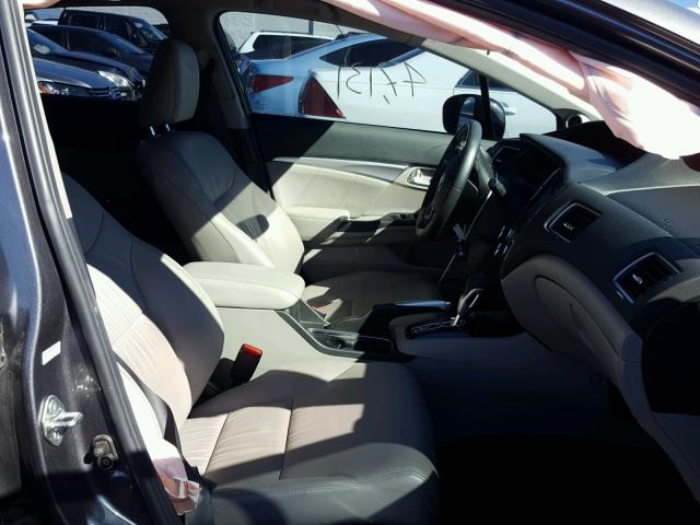 2HGFB2F94FH534355 - 2015 HONDA CIVIC EXL 石墨色 照片 5