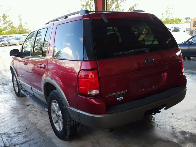 1FMZU64K84UB41063 - 2004 FORD EXPLORER E RED photo 3