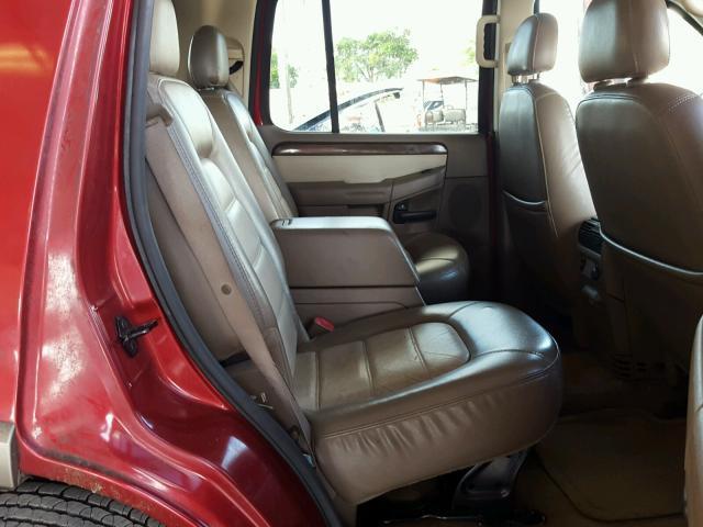 1FMZU64K84UB41063 - 2004 FORD EXPLORER E RED photo 6