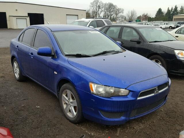 JA3AU26U78U026399 - 2008 MITSUBISHI LANCER ES BLUE photo 1