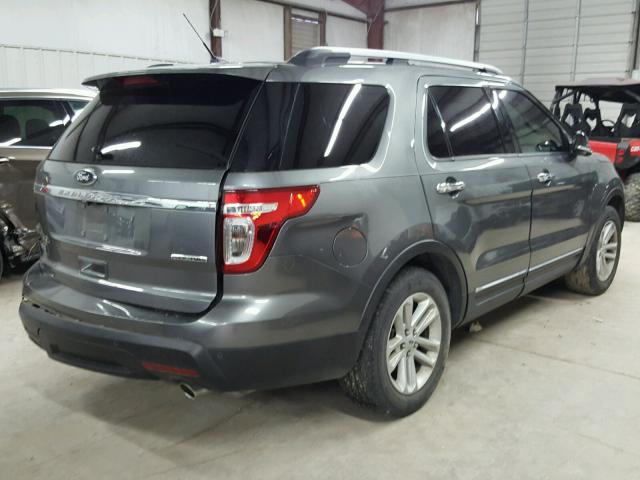 1FM5K7D81EGA69282 - 2014 FORD EXPLORER X CHARCOAL photo 4