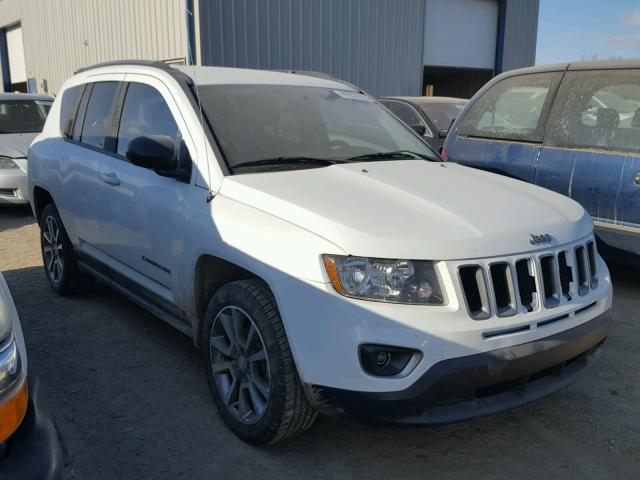 1C4NJCBA1HD185528 - 2017 JEEP COMPASS SP WHITE photo 1