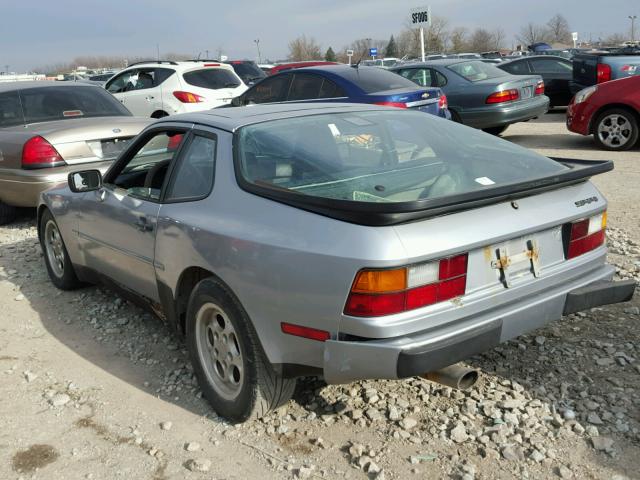 WP0AA094XGN457970 - 1986 PORSCHE 944 GRAY photo 3