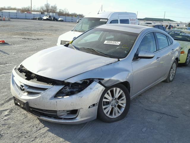 1YVHZ8CH9A5M17818 - 2010 MAZDA 6 I SILVER photo 2