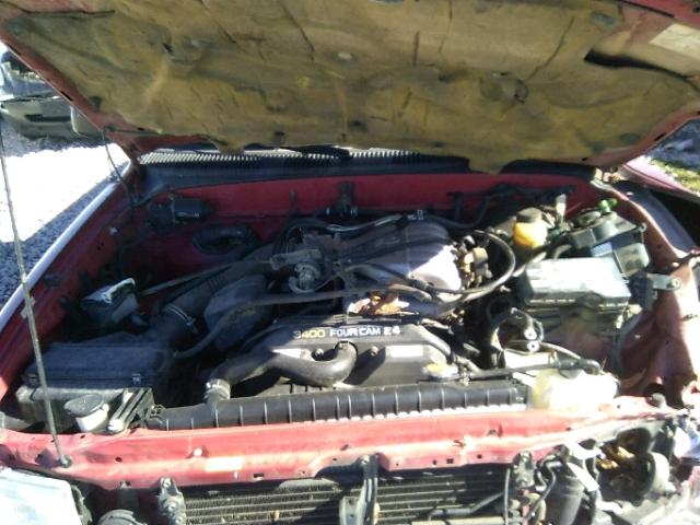 4TASN92N0XZ424075 - 1999 TOYOTA TACOMA XTR RED photo 7