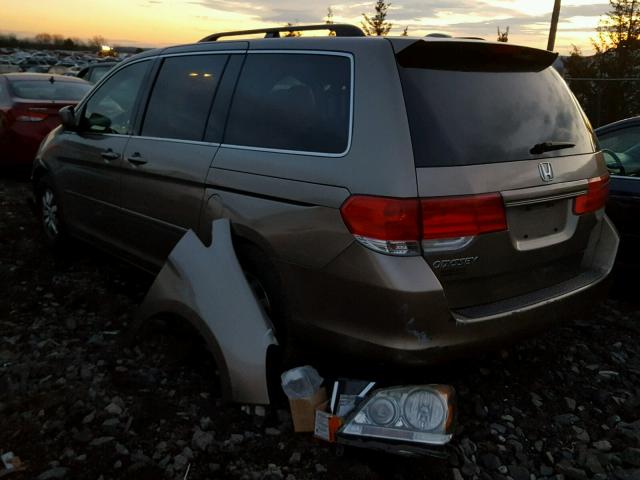 5FNRL38729B003921 - 2009 HONDA ODYSSEY EX GOLD photo 3