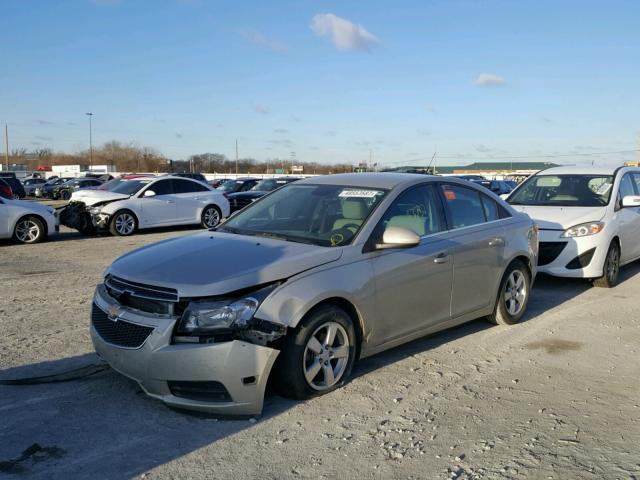 1G1PC5SB7D7147505 - 2013 CHEVROLET CRUZE LT GOLD photo 2