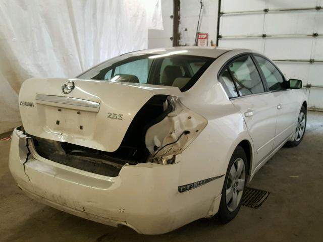 1N4AL21E78C167473 - 2008 NISSAN ALTIMA 2.5 WHITE photo 4