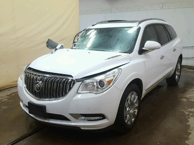 5GAKVCKD1HJ325792 - 2017 BUICK ENCLAVE WHITE photo 2