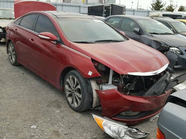 5NPEC4AC4EH916235 - 2014 HYUNDAI SONATA SE RED photo 1