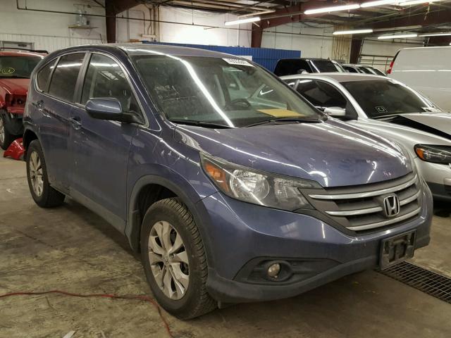 2HKRM4H59DH634807 - 2013 HONDA CR-V EX BLUE photo 1