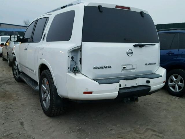 5N1AA0NC3BN619200 - 2011 NISSAN ARMADA SV WHITE photo 3