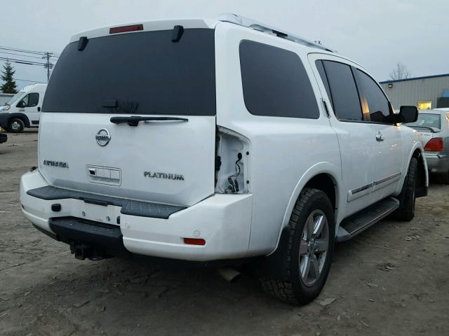 5N1AA0NC3BN619200 - 2011 NISSAN ARMADA SV WHITE photo 4