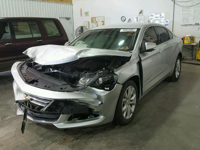 1G1105S31HU115485 - 2017 CHEVROLET IMPALA LT SILVER photo 2