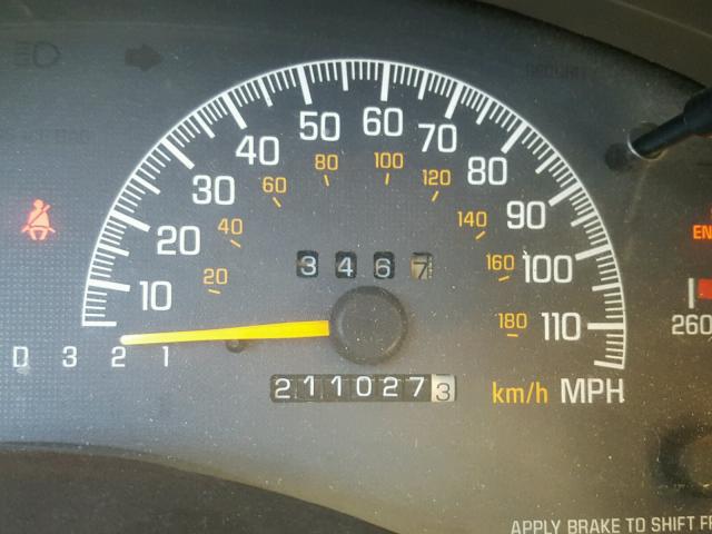 1G2WJ52J5YF132503 - 2000 PONTIAC GRAND PRIX ყავისფერი ფოტო 8