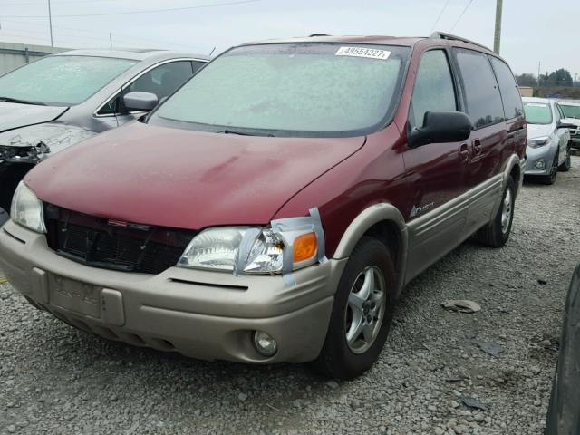 1GMDX03E5XD271588 - 1999 PONTIAC MONTANA / MAROON photo 2