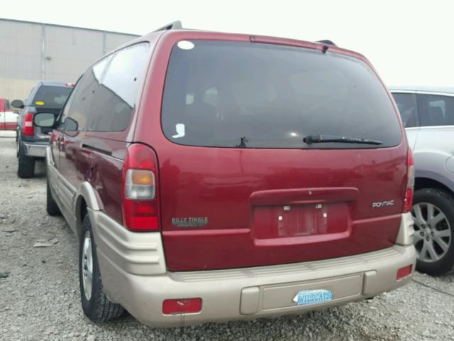 1GMDX03E5XD271588 - 1999 PONTIAC MONTANA / MAROON photo 3