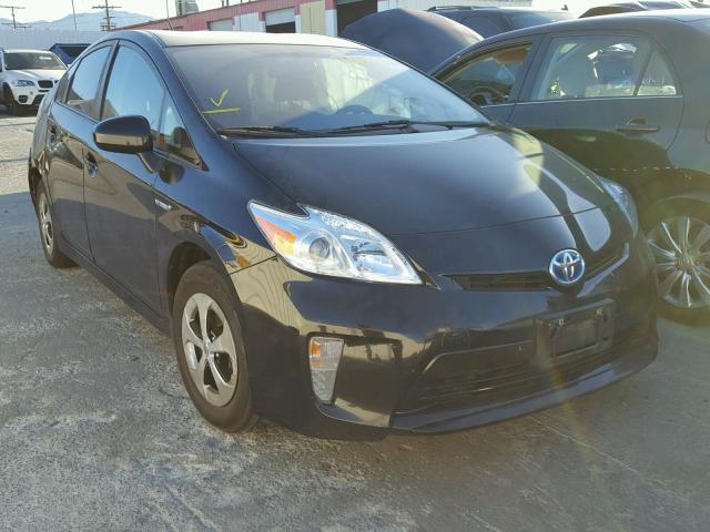 JTDKN3DU7F1948813 - 2015 TOYOTA PRIUS BLACK photo 1