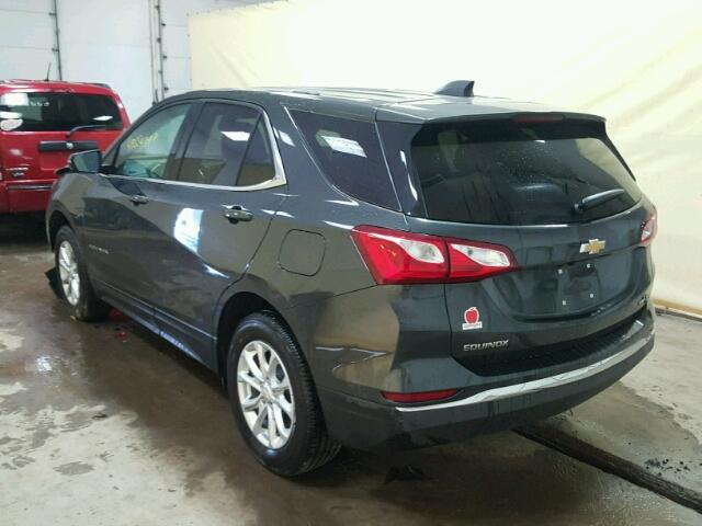 2GNAXSEV6J6129814 - 2018 CHEVROLET EQUINOX LT GRAY photo 3