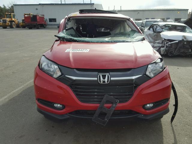 3CZRU6H55GM750588 - 2016 HONDA HR-V EX RED photo 7