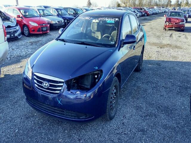 KMHDU4BD2AU052149 - 2010 HYUNDAI ELANTRA BL BLUE photo 2