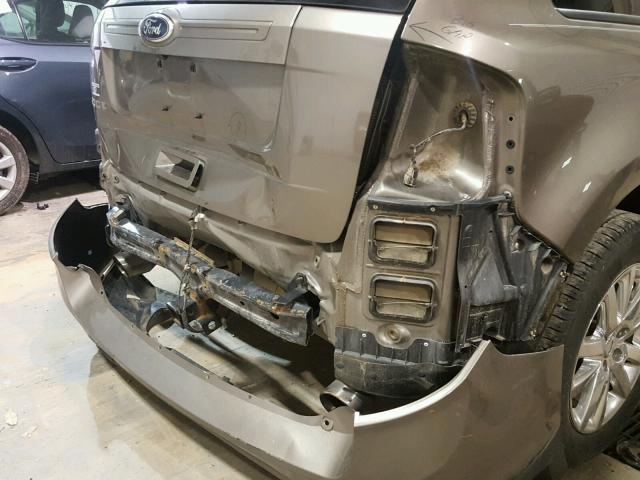 2FMDK3JC4DBE24948 - 2013 FORD EDGE SEL TAN photo 9