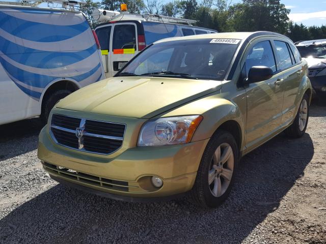 1B3CB3HA9AD550850 - 2010 DODGE CALIBER MA GREEN photo 2