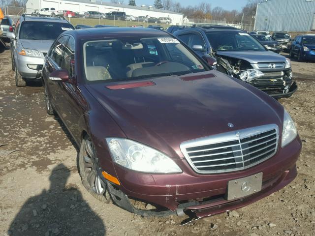 WDDNG86X09A262117 - 2009 MERCEDES-BENZ S 550 4MAT MAROON photo 1