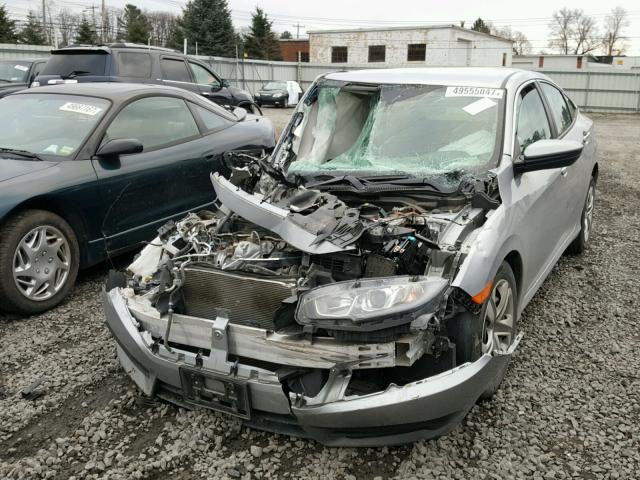 19XFC2F56GE238646 - 2016 HONDA CIVIC LX SILVER photo 2