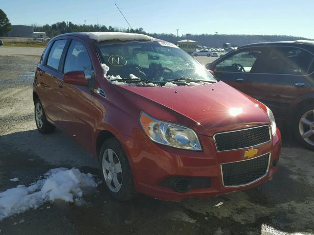 KL1TD6DE2BB142472 - 2011 CHEVROLET AVEO LS RED photo 1