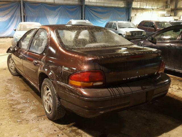 1B3EJ56H3VN726668 - 1997 DODGE STRATUS ES MAROON photo 3