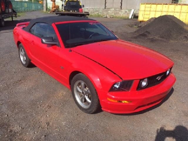 1ZVHT85H855218363 - 2005 FORD MUSTANG GT RED photo 1