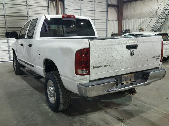 3D7KS28CX6G291159 - 2006 DODGE RAM 2500 S თეთრი ფოტო 3