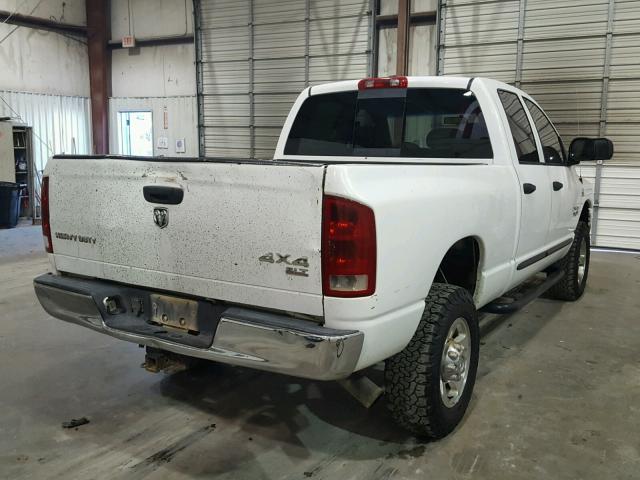 3D7KS28CX6G291159 - 2006 DODGE RAM 2500 S თეთრი ფოტო 4
