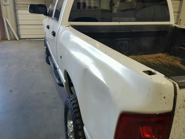 3D7KS28CX6G291159 - 2006 DODGE RAM 2500 S თეთრი ფოტო 9