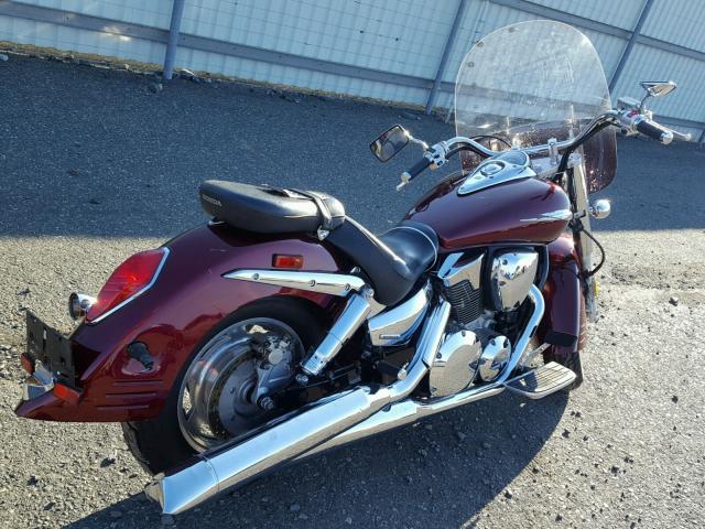 1HFSC52696A308355 - 2006 HONDA VTX1300 R BURGUNDY photo 4