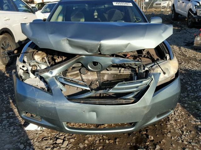 4T1BE46K07U524774 - 2007 TOYOTA CAMRY NEW GREEN photo 7