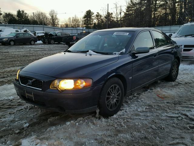 YV1RS61T842401247 - 2004 VOLVO S60 BLUE photo 2